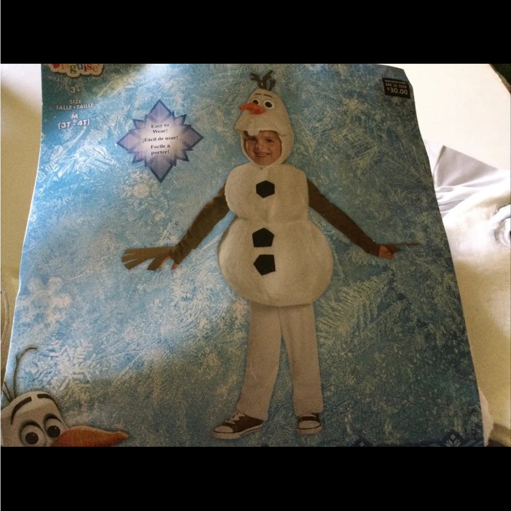 Olaf kid’s costume